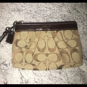 Small Coach Wristlet